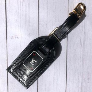 Small Leather Luggage Tag Custom LV Queen of Heart